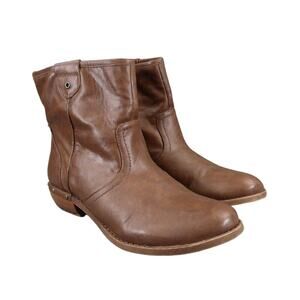 Fergalicious Shoes Womens 6.5 Booties Fashion Western Pull On Ankle Boot Mollie